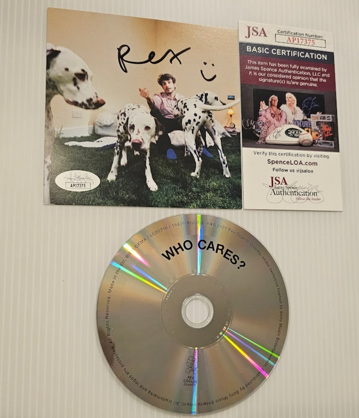Rex Orange County Signed Autographed Who Cares CD JSA COA