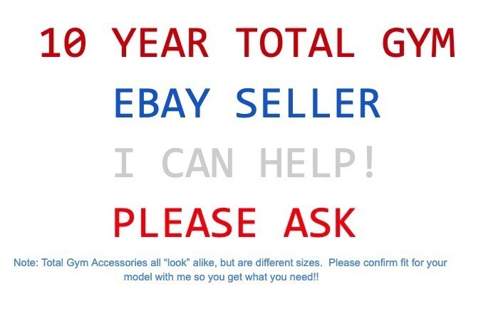 Total Gym Replacement Roller compatibility in description