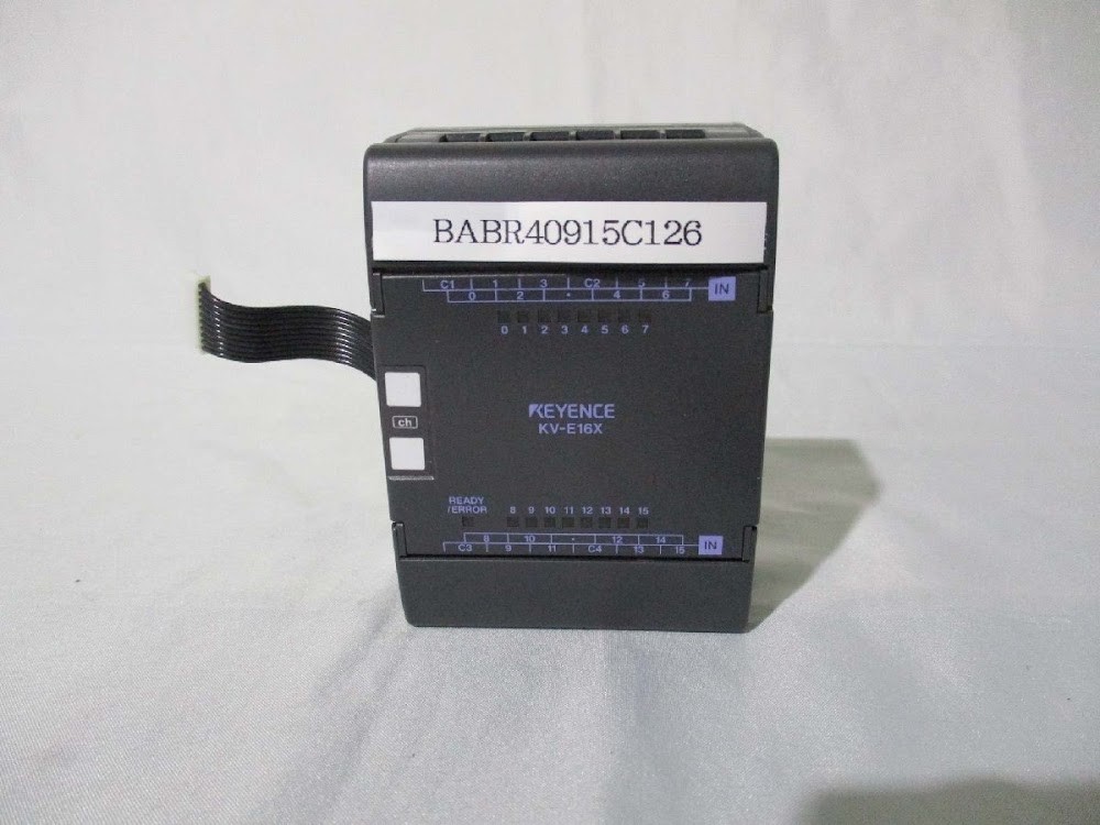 KEYENCE KV-E16X PLC with Built-in Display Function USED #4
