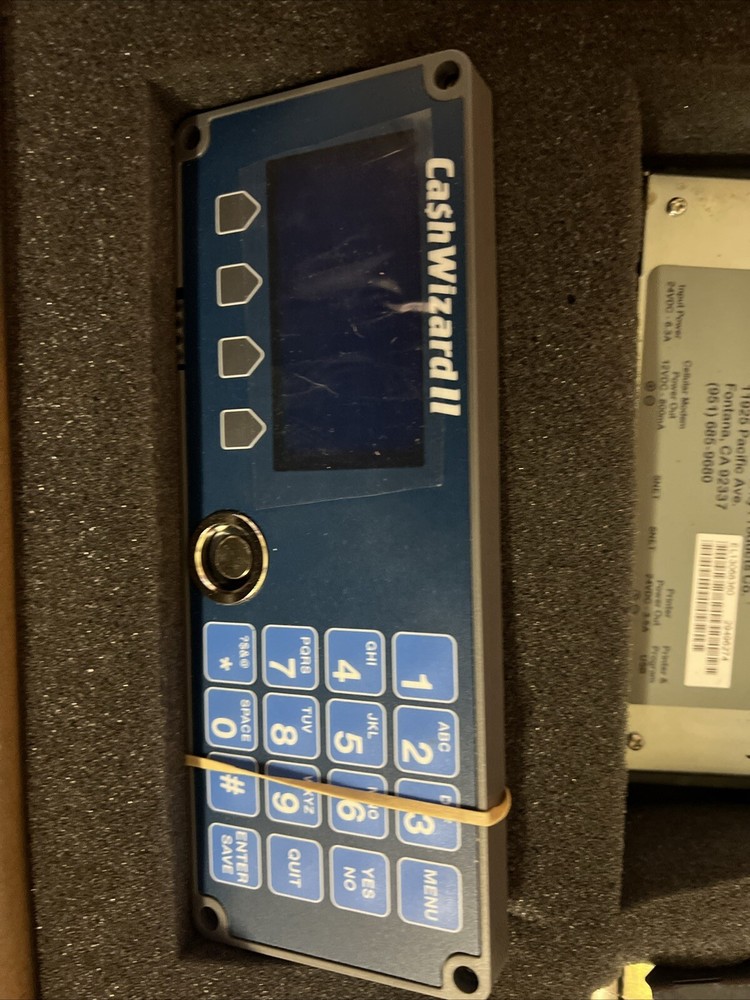OEM Amsec CashWizard II Electronic Cash Safe Access Control System.