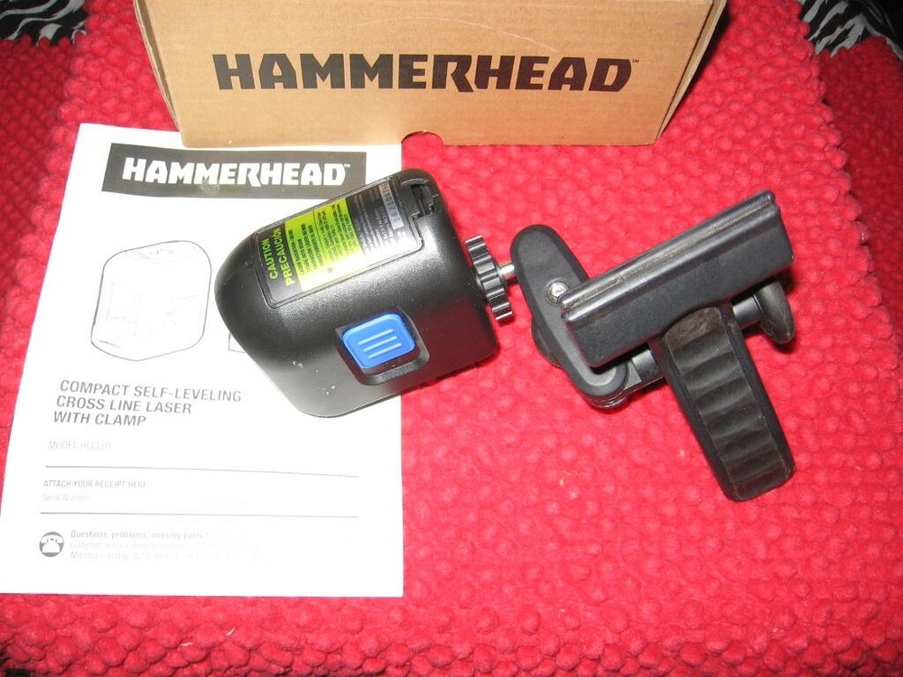 Hammerhead Cross line leveling laser