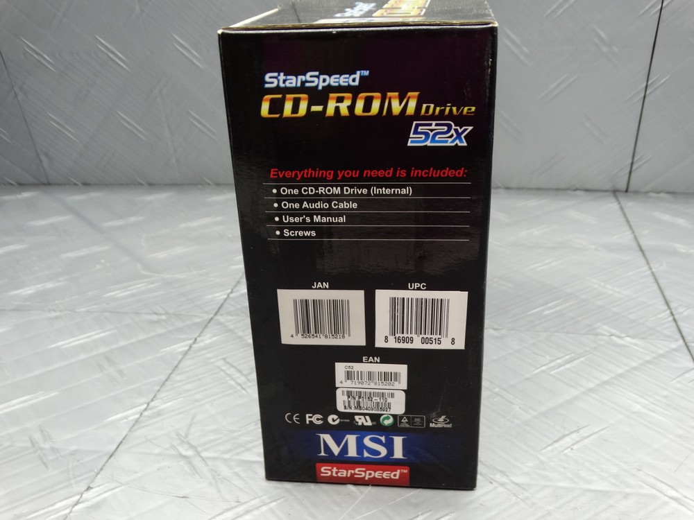 MSI Starspeed 52x E-IDE Internal CD-ROM Drive MS-8152