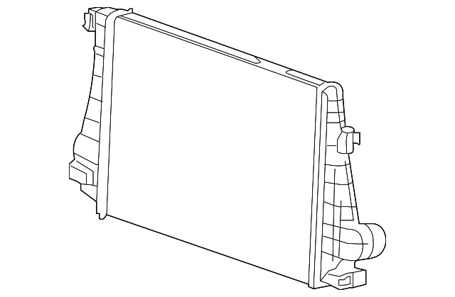 Genuine GM Intercooler Radiator 23385892