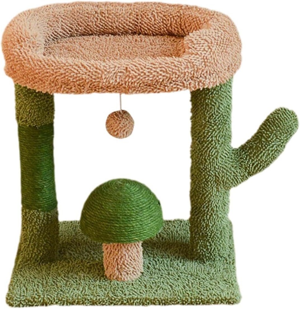 Cactus Cat Tree Cat Climbing Activity Trees Pet Bed for Indoor Cats Interactive