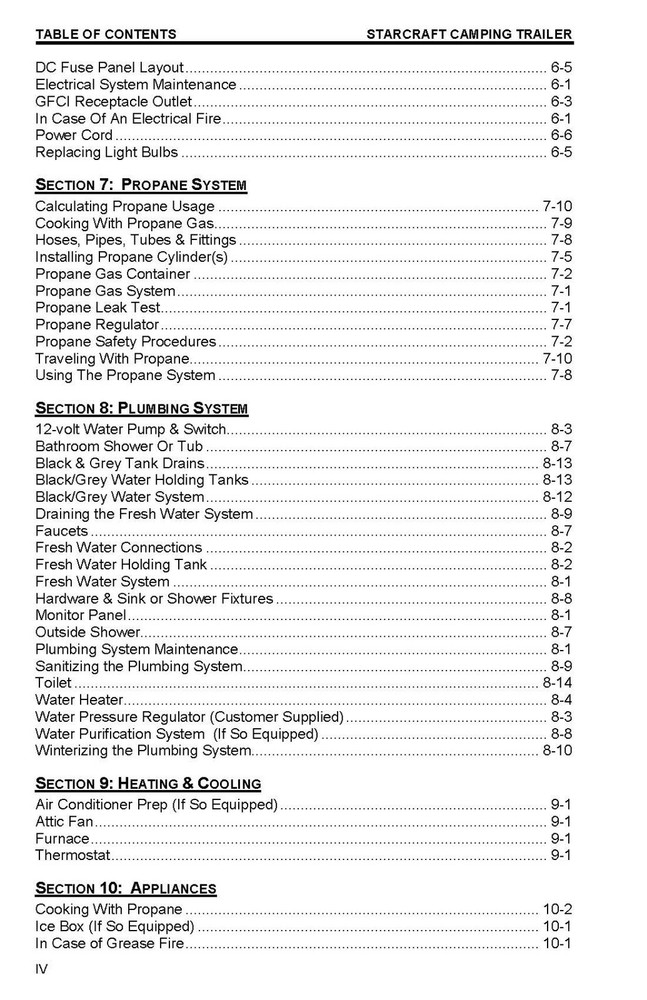 Starcraft 2015 Starflyer Comet Camping Trailer Manual Instructions User Guide