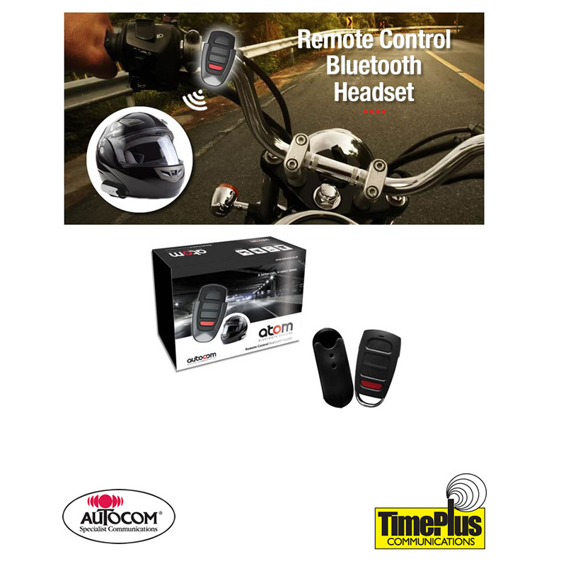 Autocom Atom Remote Control Motorbike Bluetooth Headset
