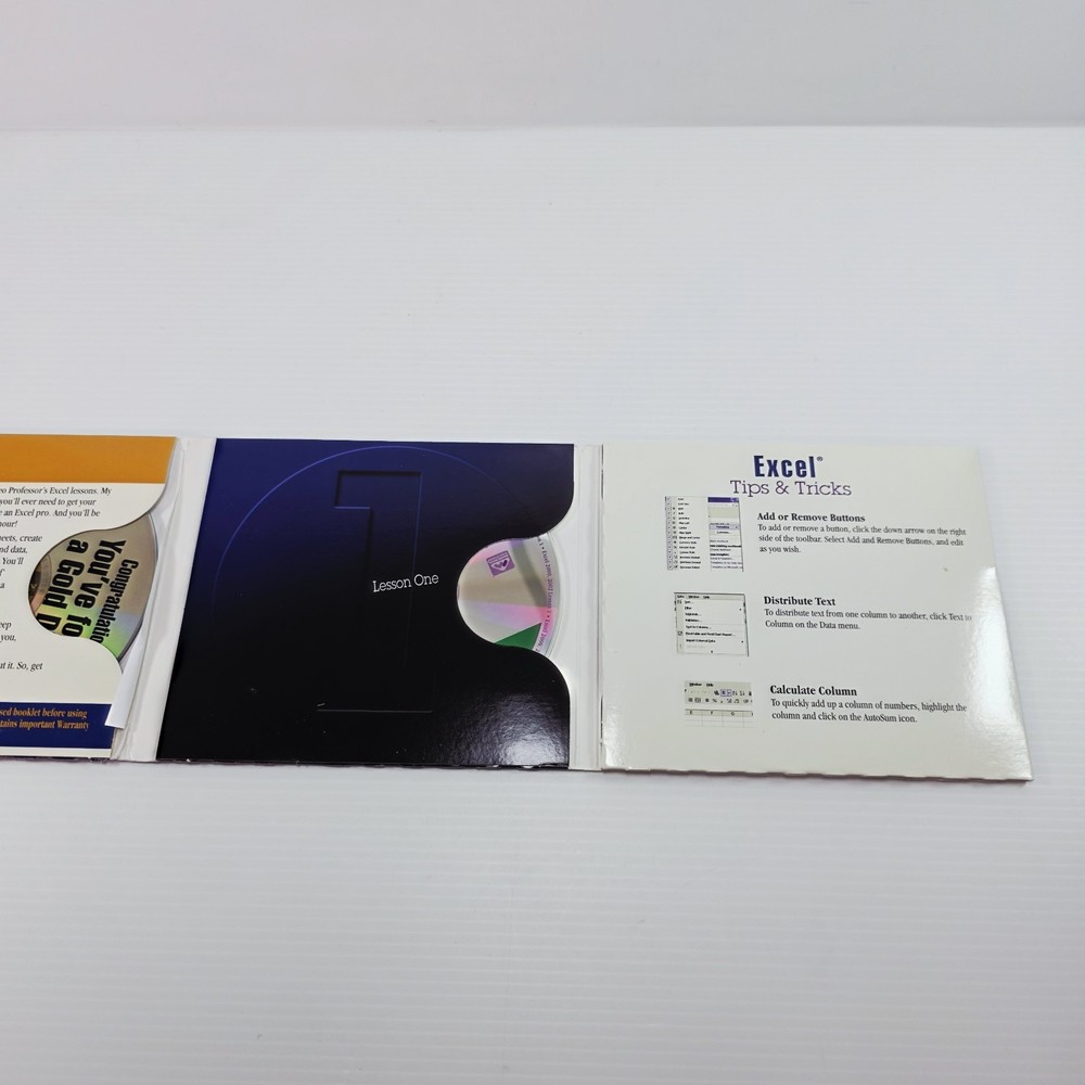 Learn Excel Fast And Easy By Video Professor 3 CD Set (PC CD-ROM, 2000-2003)