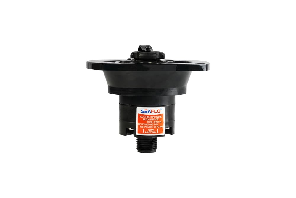 Wall Mount Pressure Regulated Water Inlet (Black)