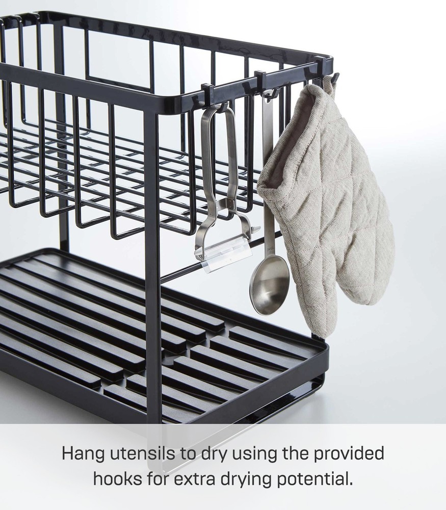Yamazaki Home TOWER Two-Tier Wire Dish Rack