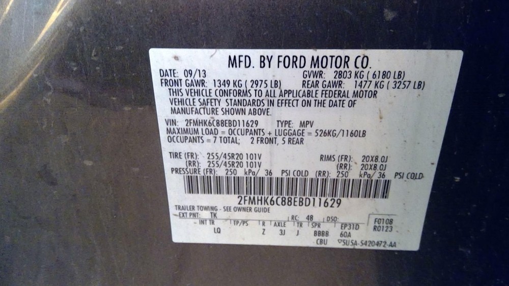 Used Telematics Interface Module fits: 2014 Ford Flex Communication voice recogn