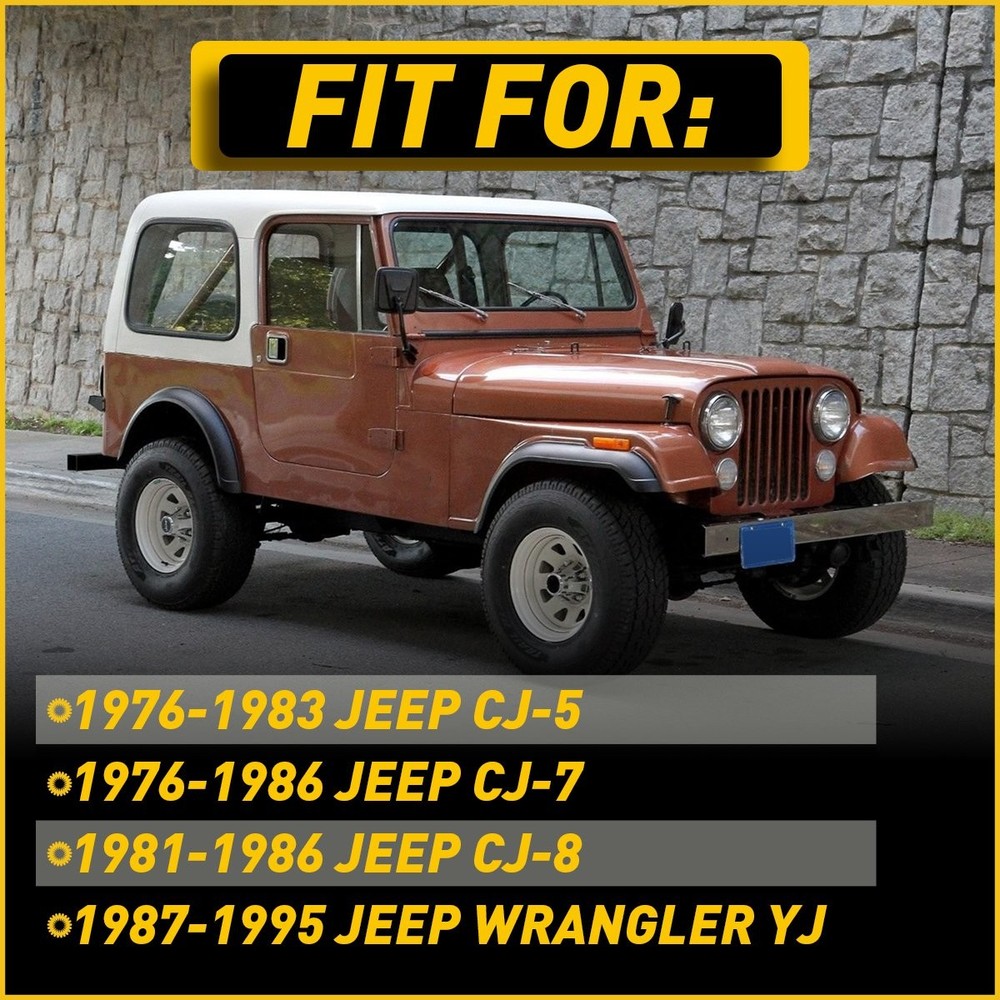 Front Interior Left Right Handle Pull Door Strap For 1987-1995 Jeep YJ Wrangler