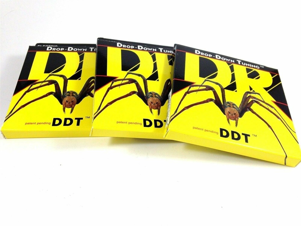 DR Guitar Strings Electric 3 Sets DDT 7-String Drop Down Tuning 11-65