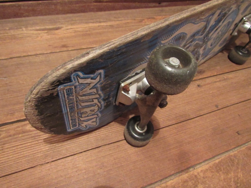 NITRIX SKATEBOARDS Complete SKULL FLAMES Skateboard