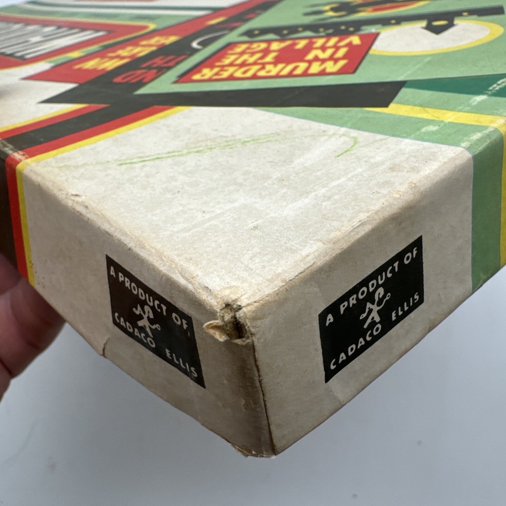 Whodunit Board Game 1959 Cadaco no. 232