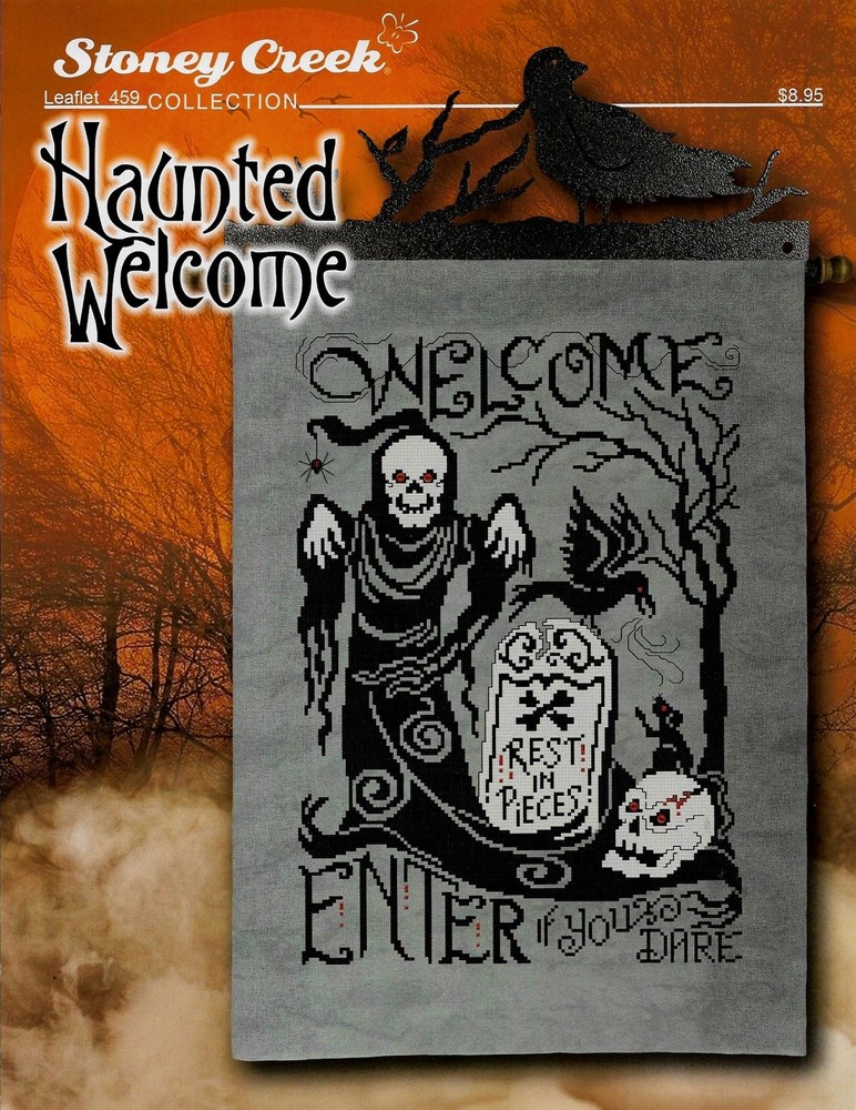 Haunted Welcome LFT459 by Stoney Creek cross stitch pattern