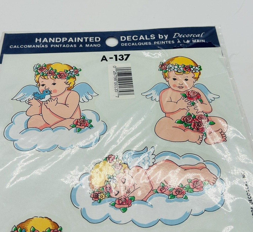 Vintage Cherub Decals.