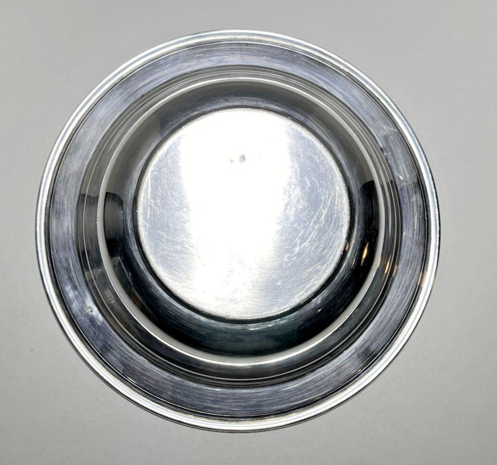 Sterling Silver Bowl 105 Gr. 6-3/8" Diameter W/Monograms