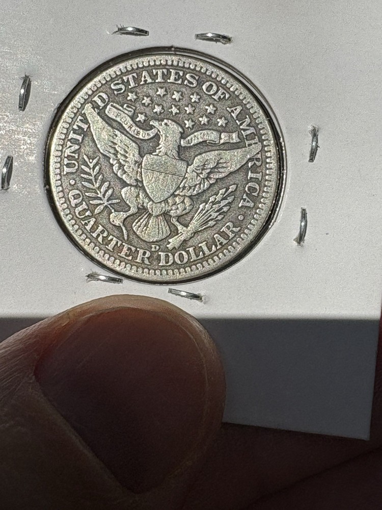 1915 D Barber Half Dollar 90% Silver Circulated