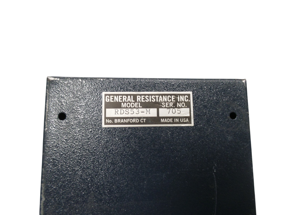 General Resistance RDS53-M Resist-O-Stat II Decade Box