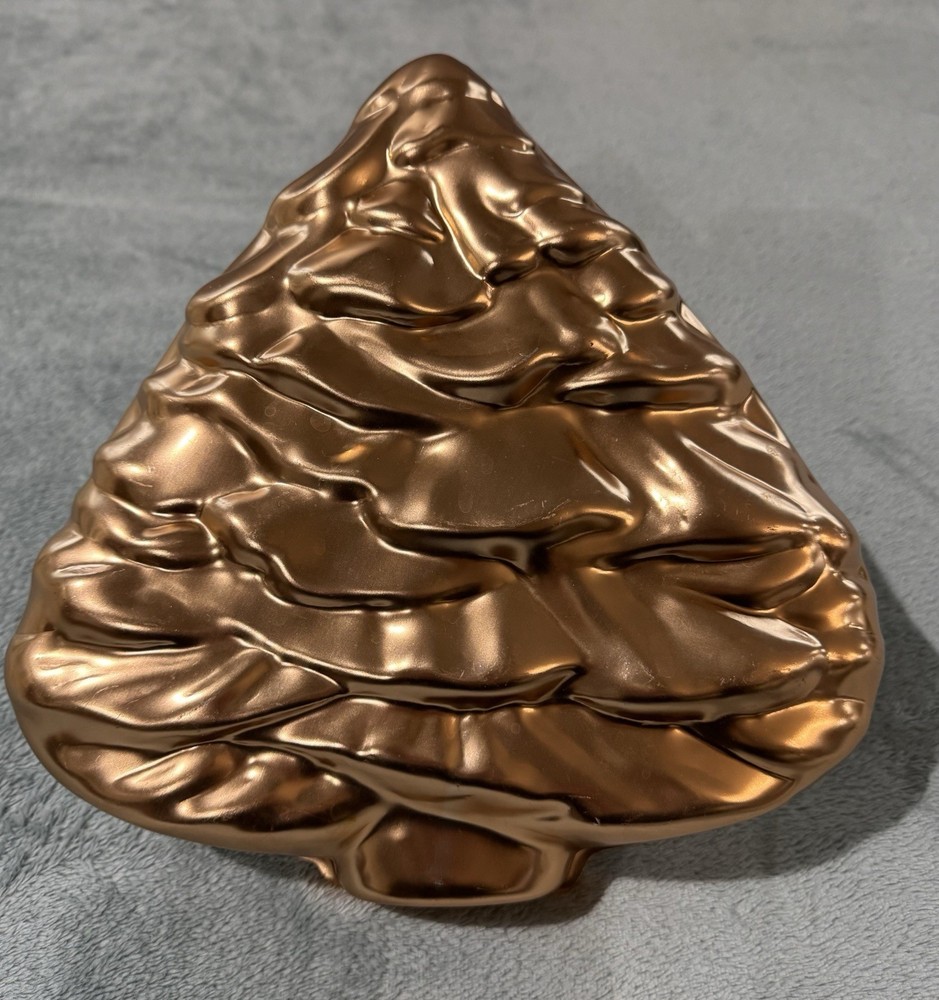 11" Copper  Christmas Tree Cake Pan