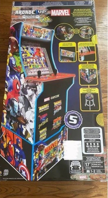 Arcade1UP Marvel vs Capcom…5 Games In 1 With Stool