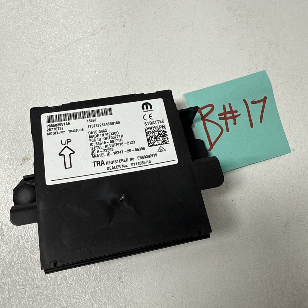 Wireless Control Module Receiver - Mopar (68525460AB)