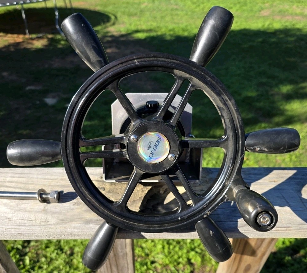Ezy-Glide Side-Kick Replacement Steering Wheel Used Missing Parts