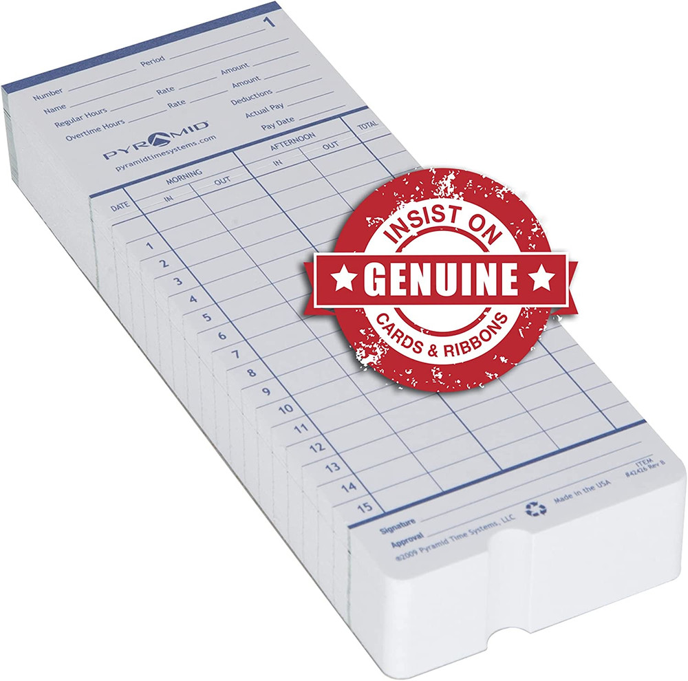 42426 Genuine and Authentic Double Sided Time Cards Built