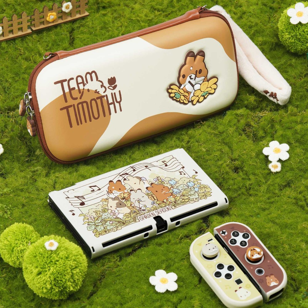 GeekShare Protective Case for Switch OLED/Regular Switch HardShell Team Timothy