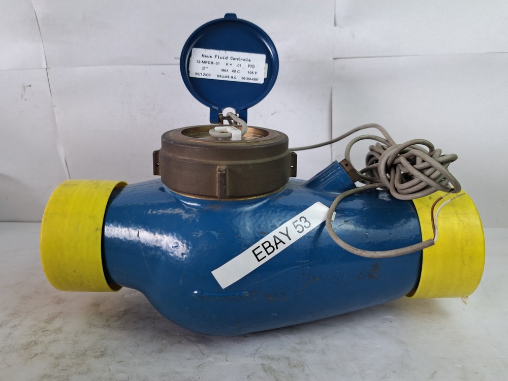 Hays Fluid Controls 12-MRDB-.01 Flow Meter Tested