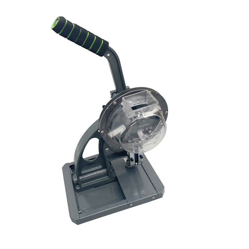 Hand Press Grommet Machine 10mm Manual Button Maker Machine with 3600 Buttonhole