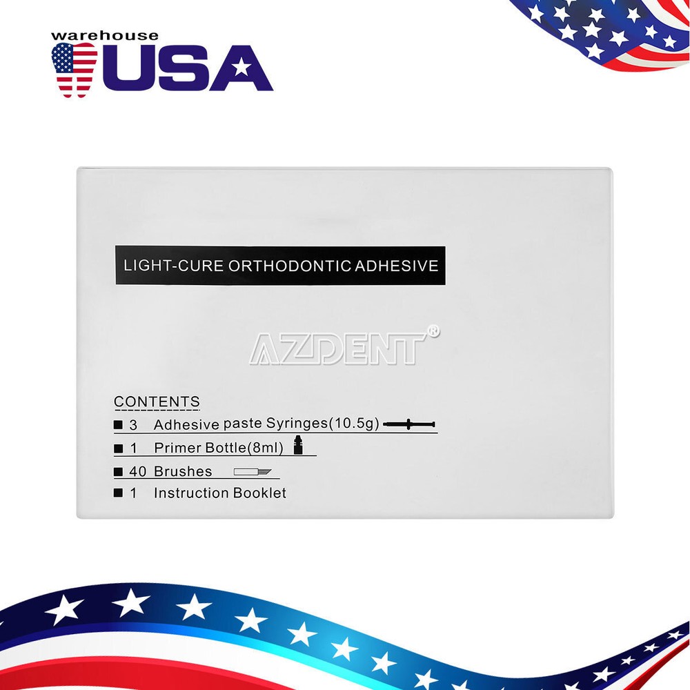 Dentex Dental Ortho Bracket Cure Light Composite Etching Adhesive Etching GelKit