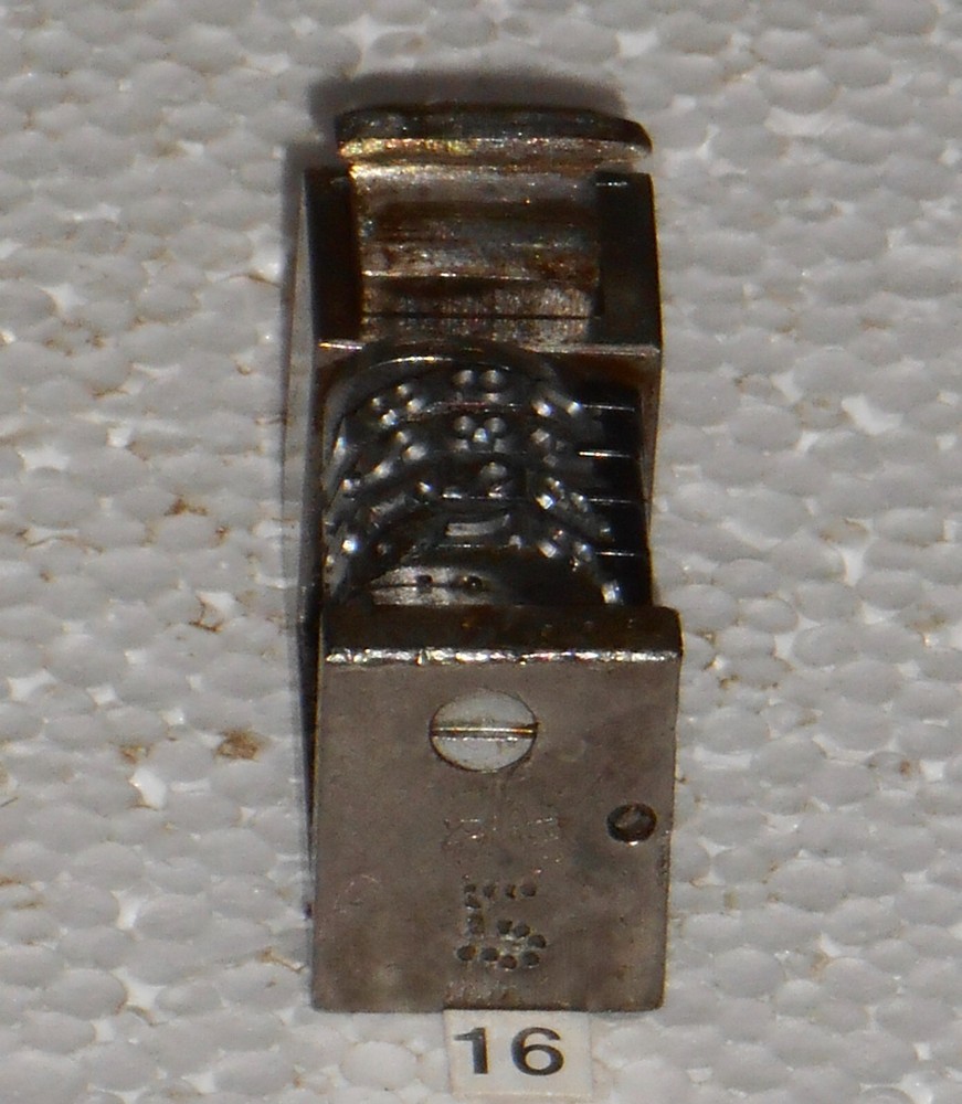 WMA Reverse Letterpress Numbering machine | 16
