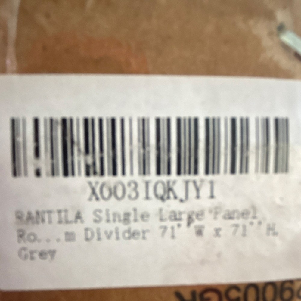 RANTILA Single Large Panel Room Divider, Privacy Screen for Office, Partition Se