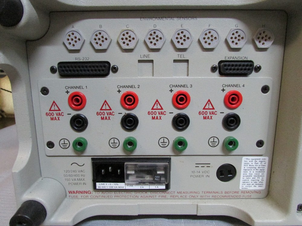 BMI PowerScope Power Scope 4800 Disturbance Measuring 3 Current Probes