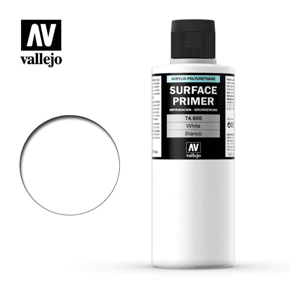 Vallejo Surface Primer 74.600 White 200ml
