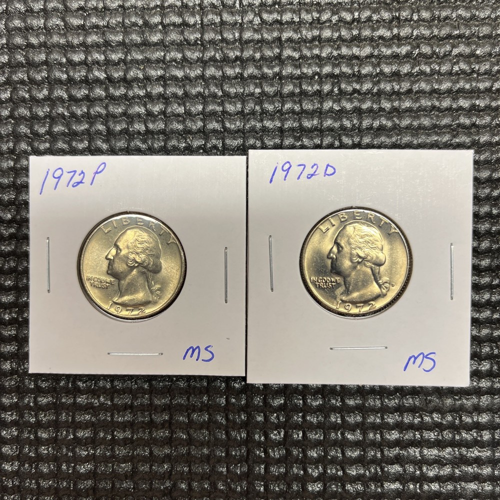 1972 P&D Washington Quarters