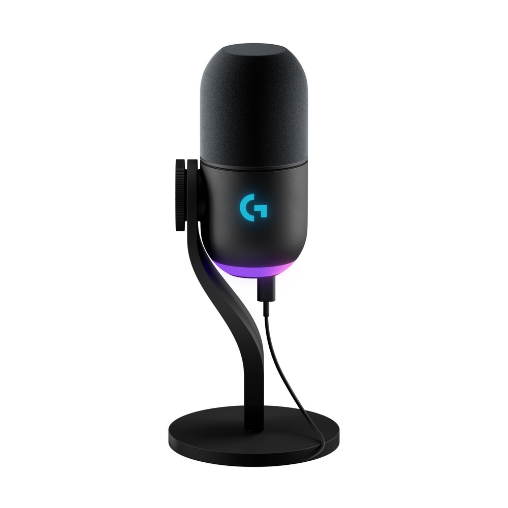 Logitech Yeti GX Dynamic RGB Gaming Mic with LIGHTSYNC  Black.