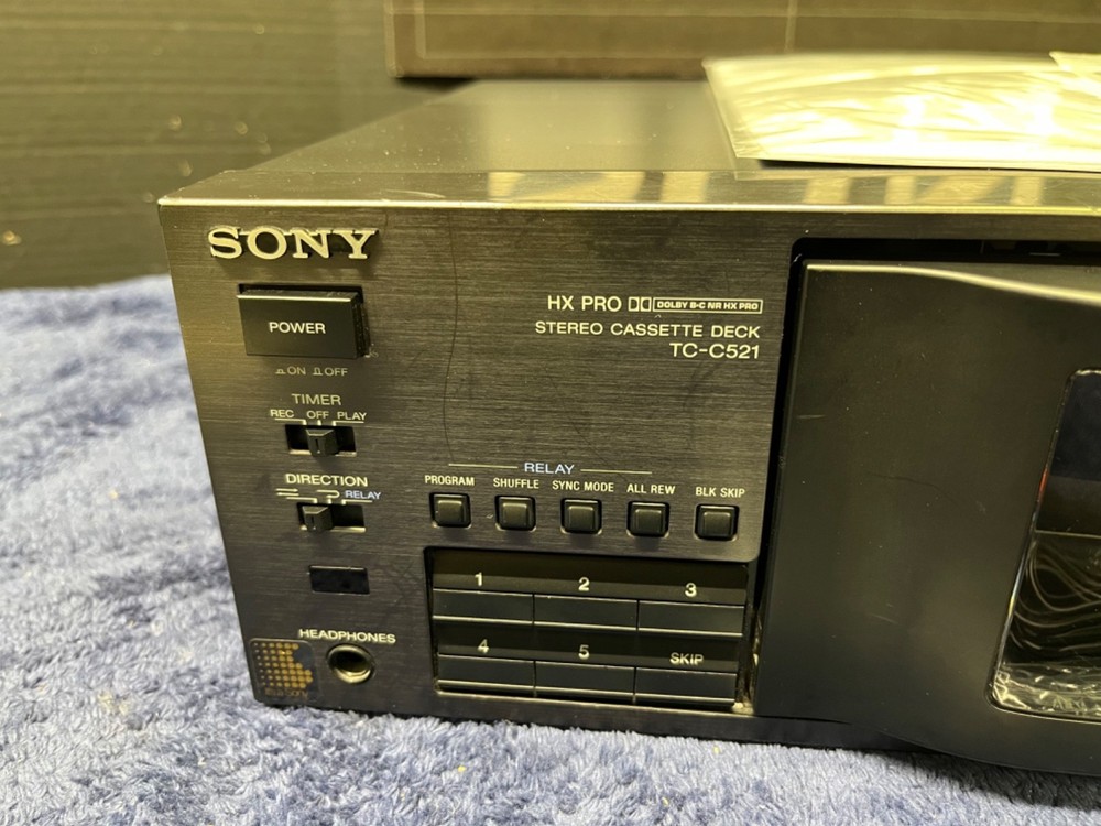 _-SERVICED & GUARANTEED-_ Sony TC-C521 5 Cassette Changer Deck Carousel Player