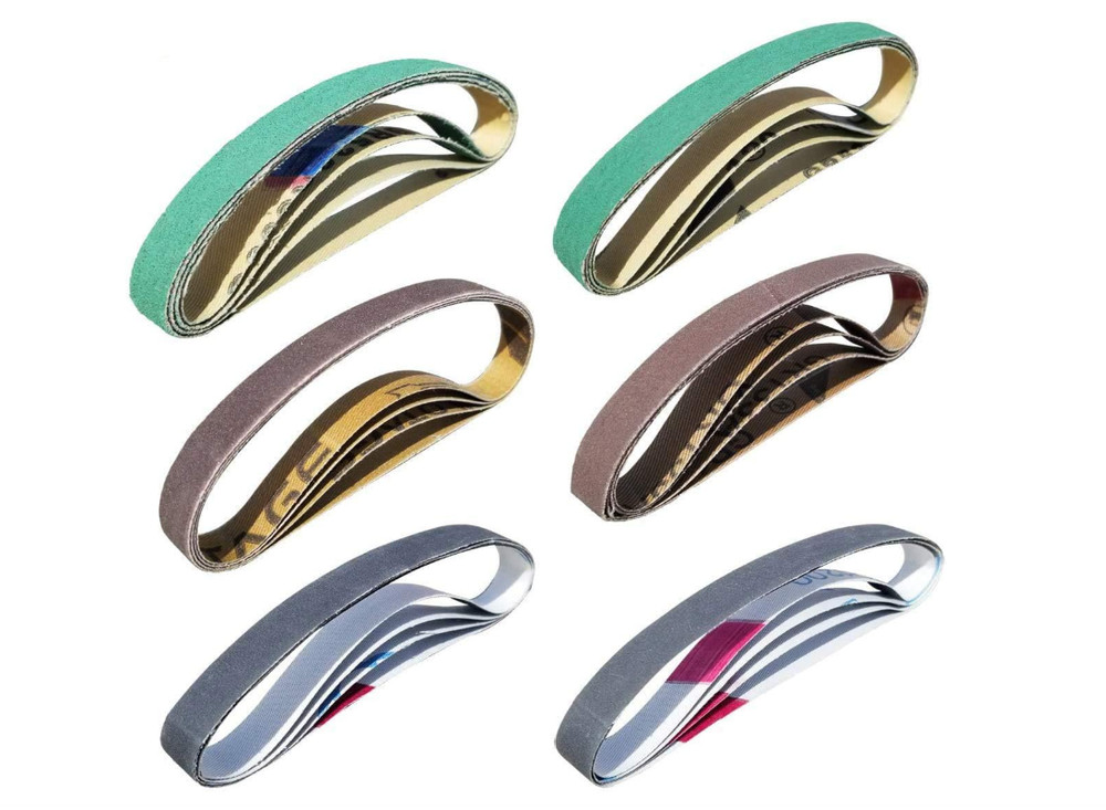 24 Pack 1/2" X 10" Replacement Knife Sharpener Sander Belt Kit for Work Sharp WS