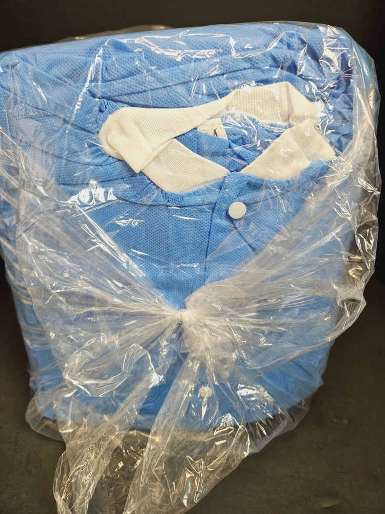 Keystone Safety Lab Coat Medium Blue 30 Coats