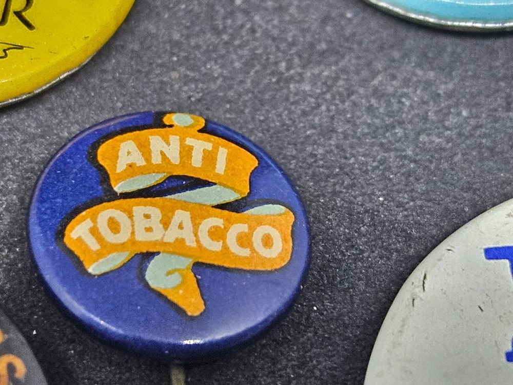 5 ~ Anti Smoking Cancer Pin backs
