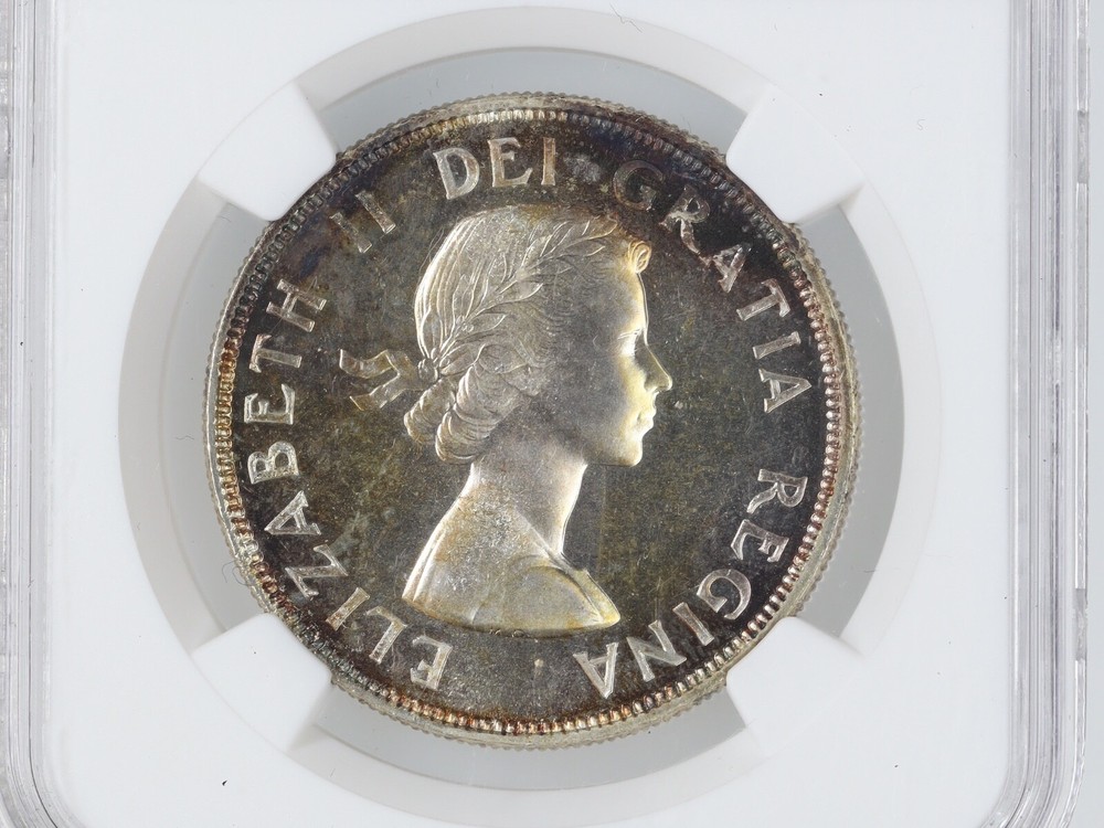 1955 Canada Silver Dollar NGC PL66
