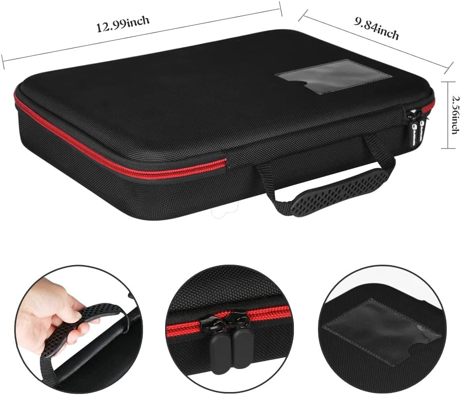 Fireproof Waterproof Battery Organizer Storage Box w/ Tester for 200+ AA AAA