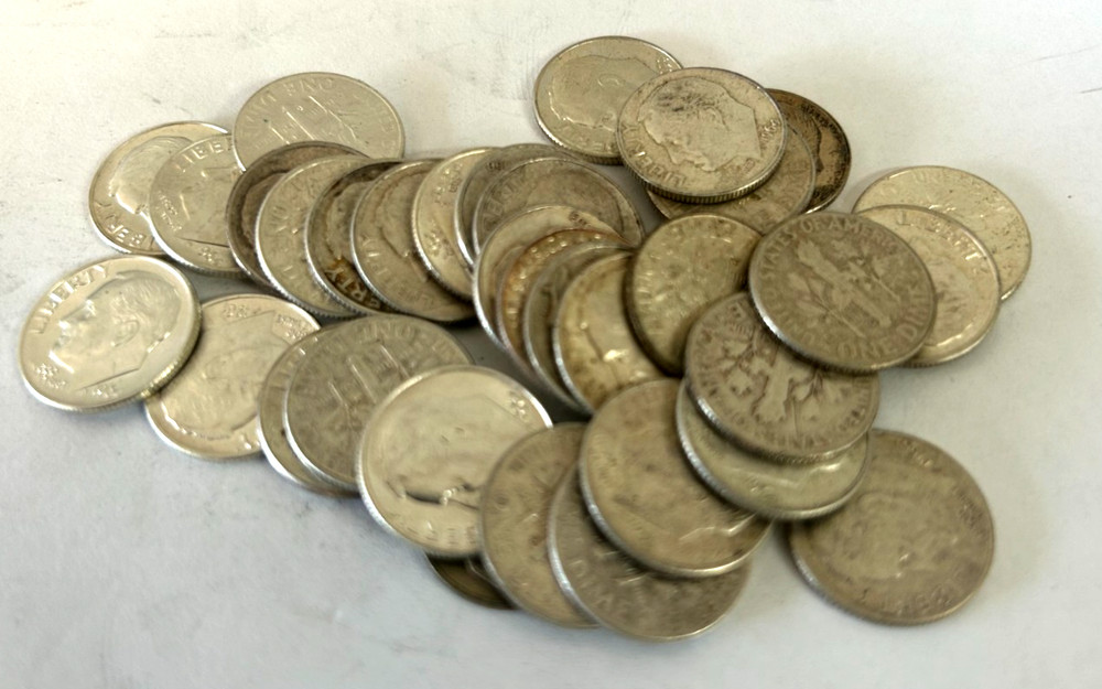 Roosevelt Dime 90% Sliver - Random Dates