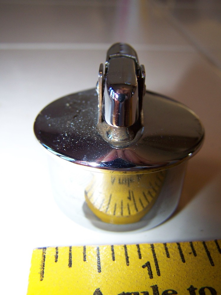 Vintage Ronson Table Cigar Cigarette Lighter chrome