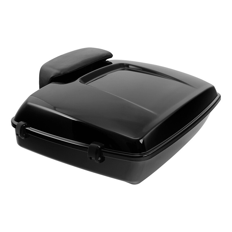 Chopped Trunk Backrest Mount Rack Docking Fit For Harley Electra Glide 2014-2026