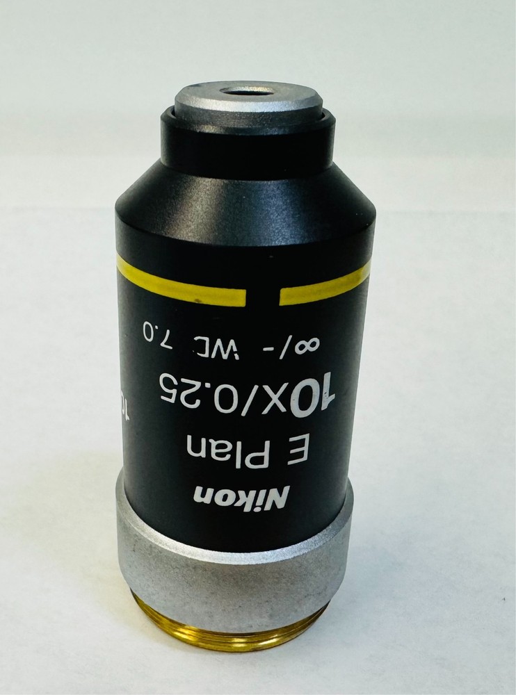 Nikon Plan 10X/0.25 CFI Infinity Microscope Objective Eclipse E & I Series M25