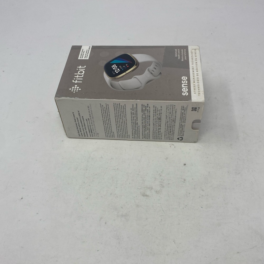 Fitbit Sense Smartwatch Lunar White/Soft Gold FB512GLWT