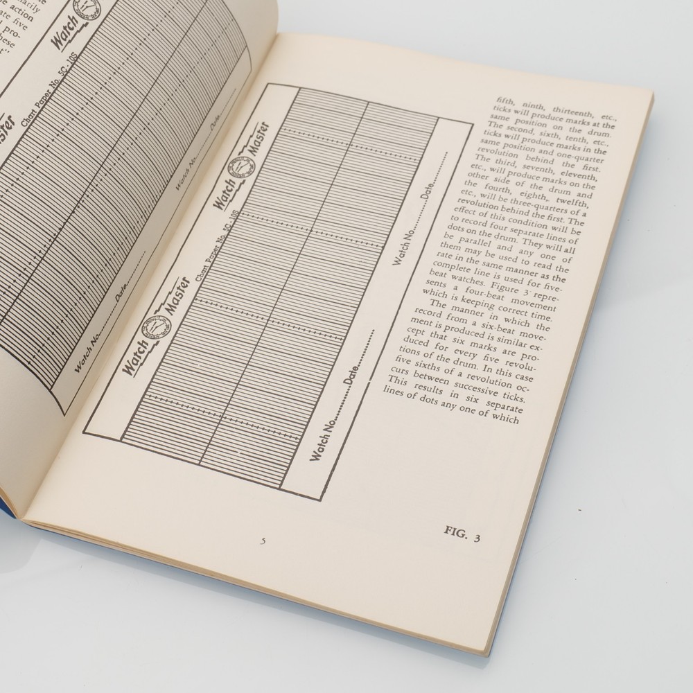 Watchmaster Handbook Fourth Revised Edition Watchmakers Information For Timer